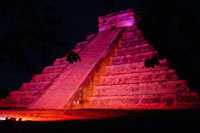 Chichen Itza at Night