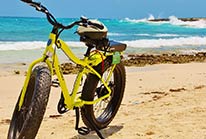 Electric Beach Bike Tour Cozumel