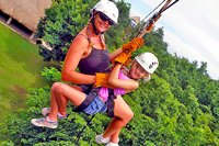 Zip Lines Adventure Tour in Cozumel Mexico