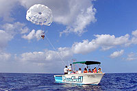 Parasailing in Cozumel
