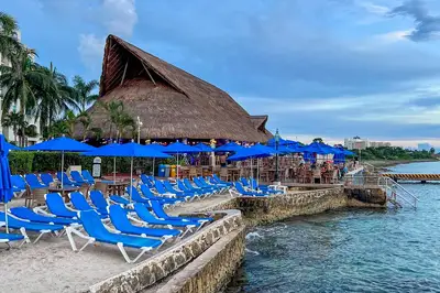 Money Bar Beach Club in Cozumel