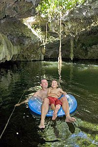 Xrails to Jade Caverns Cozumel Excursion