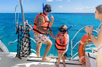 Catamaran in Cozumel