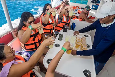 Open Bar Snorkeling in Cozumel