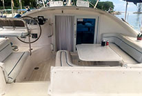 VIP Catamaran Seating Area